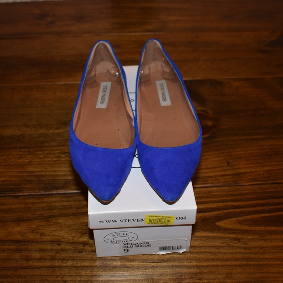 steve madden blue flats